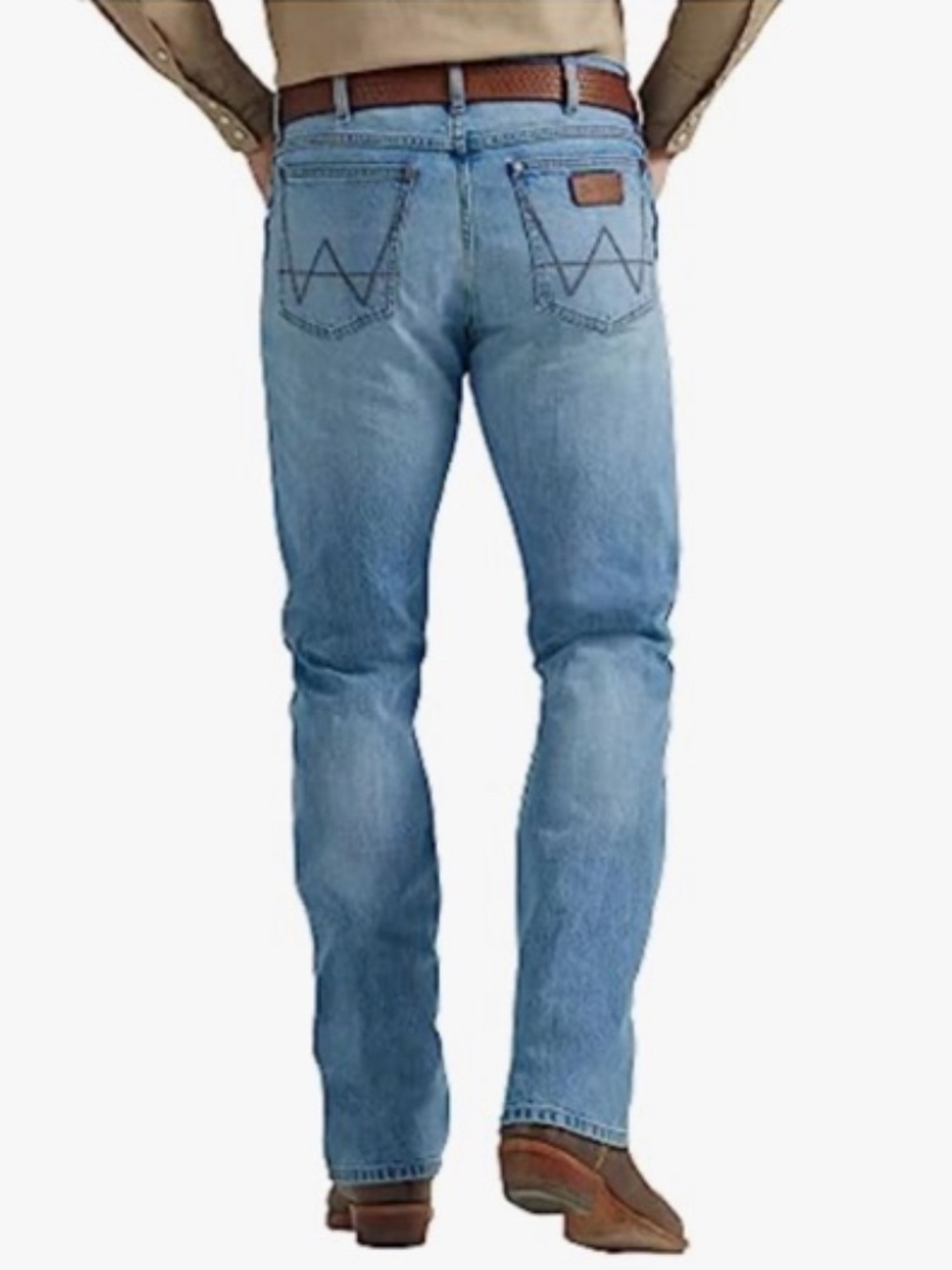 Wrangler Retro Jean Men 36x34 Blue Medium Wash Slim Bootcut Cowboy NWT